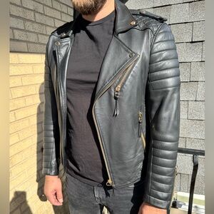 Boda Skins Men's Black Leather Jacket